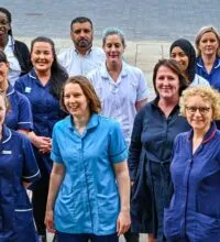 A photograph showing members of the Proactive Care Team