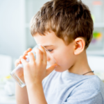 Child drinking water
