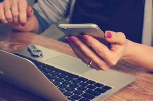 People can access Limbic care via laptop and mobile