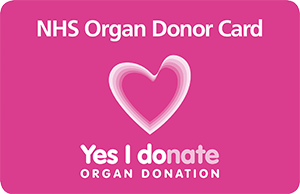 Image of the NHS Organ Donor Card