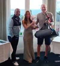 Last year’s competition winner Richard Crampton, Director of CAD21 (middle); Jasbir Athwal, Better Lives Charity Ambassador (left); Kelly Barker, Chief Operating Officer, Bradford District Care NHS Foundation Trust.