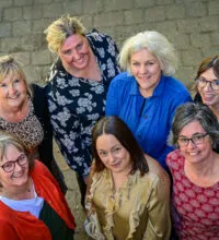Photograph of members of the UNICEF Gold award winning team