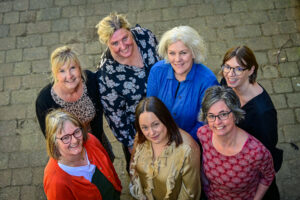 Photograph of members of the UNICEF Gold award winning team