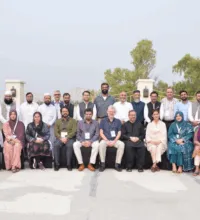 Iftikhar Khan and John Hiley, with researchers from Afghanistan and Pakistan