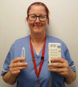 Photograph of a member of the podiatry team