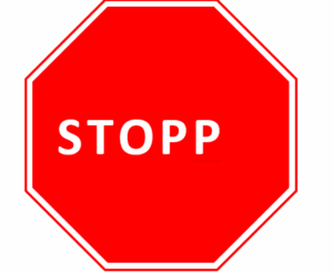 Stop sign