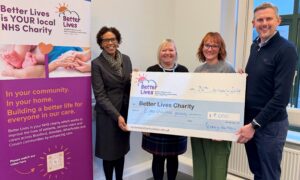 Therese Patten, Chief Executive at Bradford District Care NHS Foundation Trust, Barbara Keiss, Key Account Manager, Sovereign Health Care, Catherine Jowitt, Head of Charity and Volunteering at Bradford District Care NHS Foundation Trust’s and Neil McCallum, Chief Executive, Sovereign Health Care.