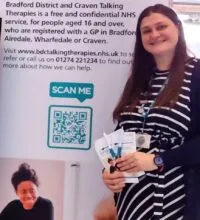 Emily Bridges, Psychological Wellbeing Practitioner with Bradford District and Craven Talking Therapies