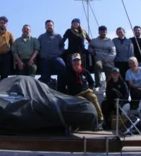 The Early Intervention in Psychosis team pictured on the Voyage to Recovery won the Working Together award for raising funds for the sailing adventure.