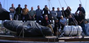 The Early Intervention in Psychosis team pictured on the Voyage to Recovery won the Working Together award for raising funds for the sailing adventure.