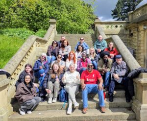 The Early Intervention in Psychosis District team, winners of the Mental Health Services’ Team of the Year, taking a break from supporting service users.