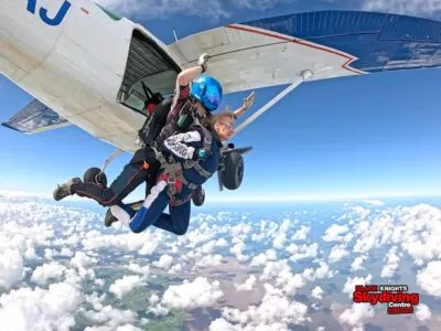 Image of someone skydiving